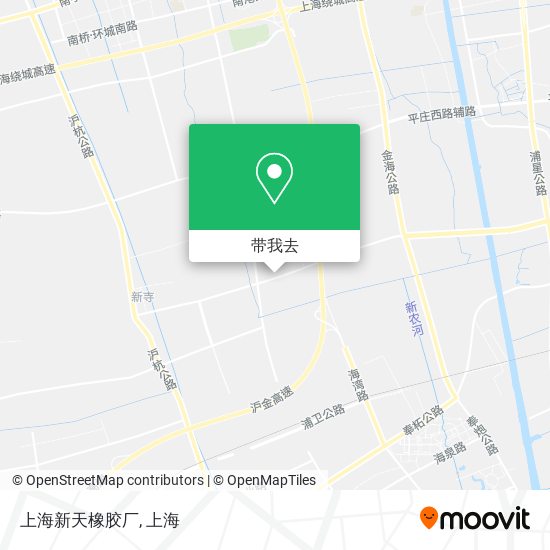 上海新天橡胶厂地图