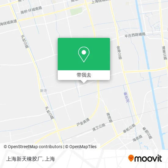 上海新天橡胶厂地图