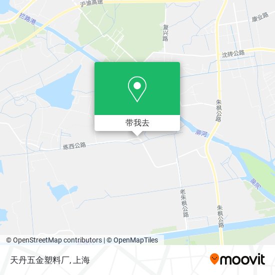 天丹五金塑料厂地图