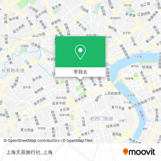 上海天辰旅行社地图