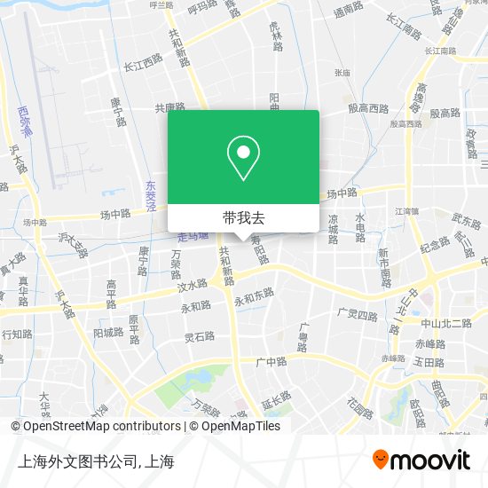 上海外文图书公司地图