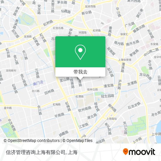 信济管理咨询上海有限公司地图