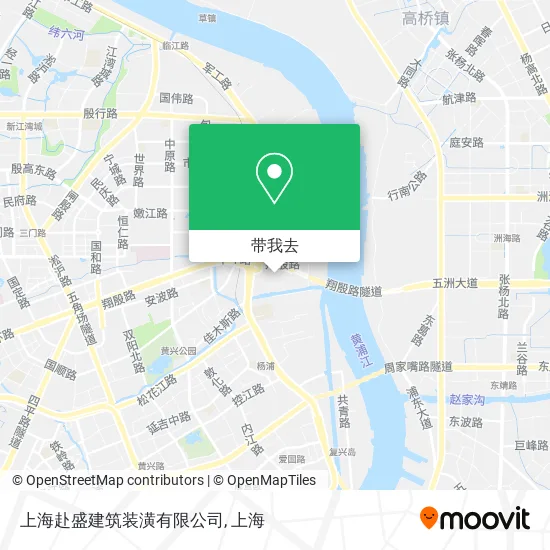上海赴盛建筑装潢有限公司地图