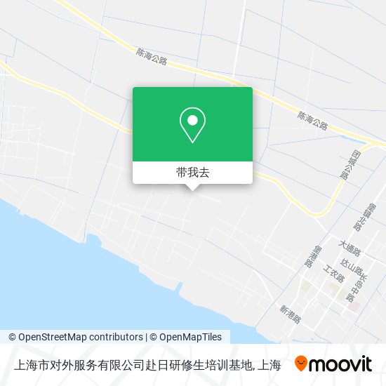 上海市对外服务有限公司赴日研修生培训基地地图