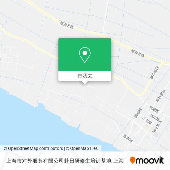 上海市对外服务有限公司赴日研修生培训基地地图