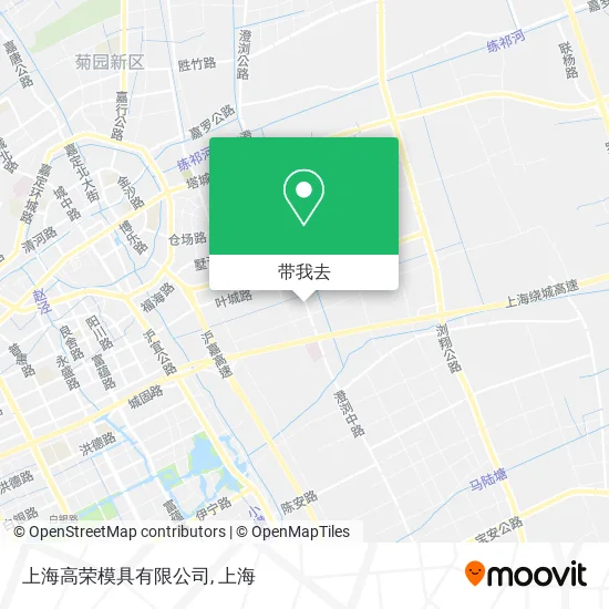上海高荣模具有限公司地图