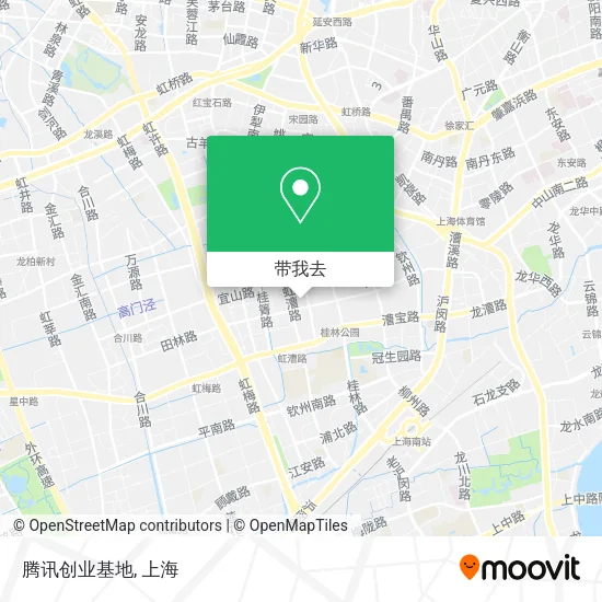 腾讯创业基地地图