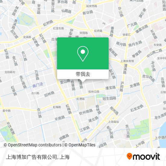 上海博加广告有限公司地图