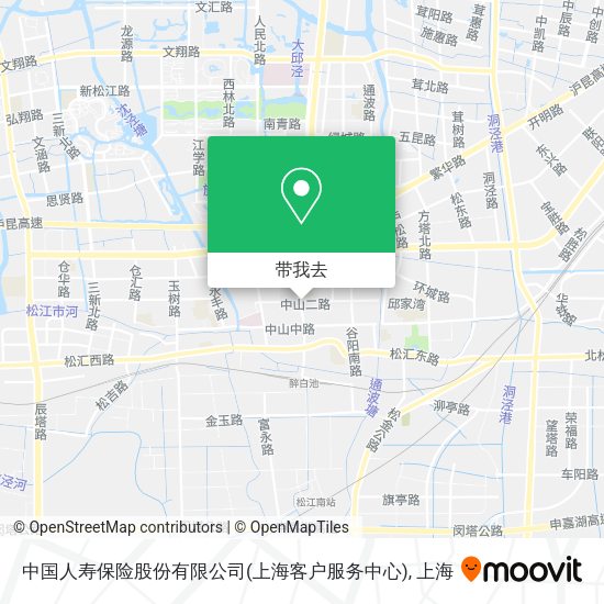 中国人寿保险股份有限公司(上海客户服务中心)地图