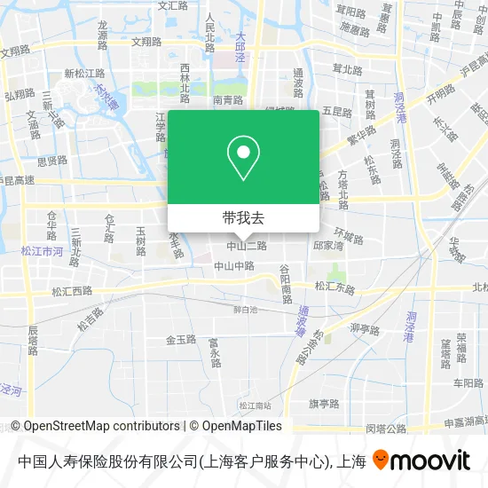 中国人寿保险股份有限公司(上海客户服务中心)地图