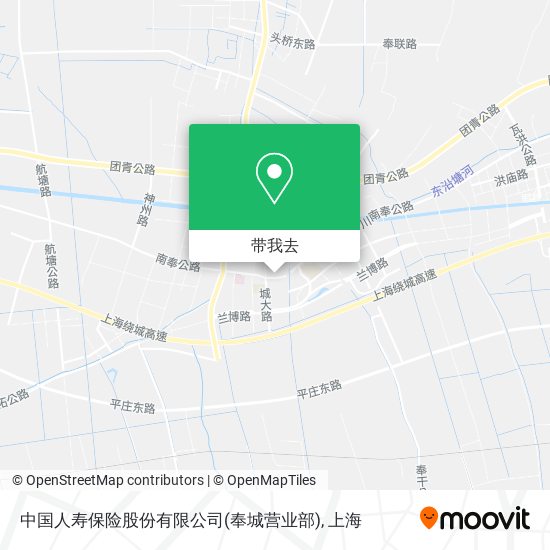 中国人寿保险股份有限公司(奉城营业部)地图