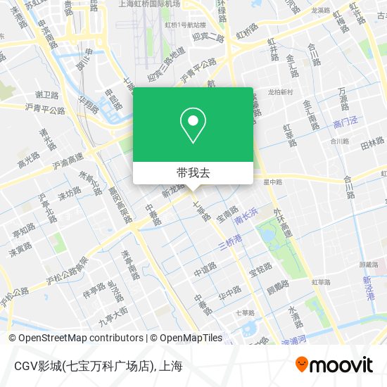 CGV影城(七宝万科广场店)地图