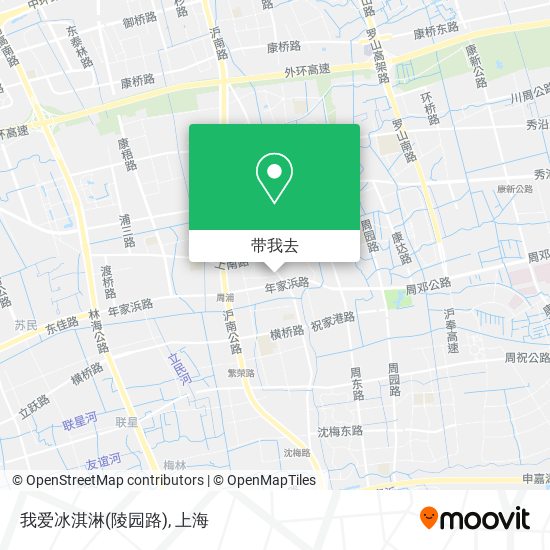 我爱冰淇淋(陵园路)地图