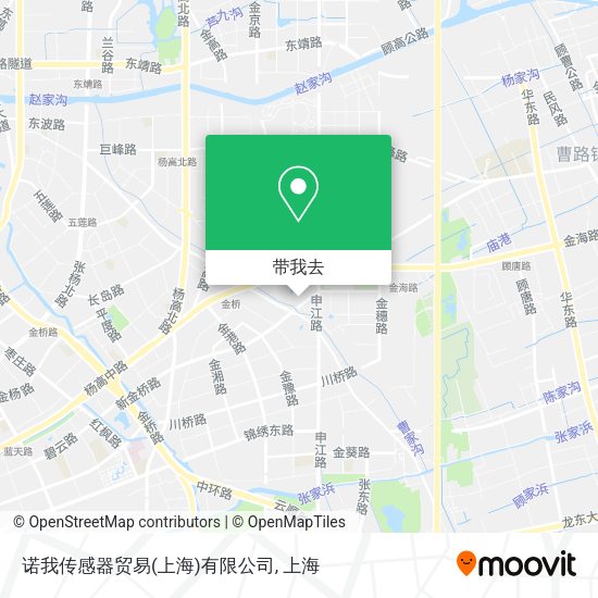 诺我传感器贸易(上海)有限公司地图