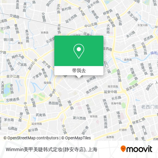 Wimmin美甲美睫韩式定妆(静安寺店)地图