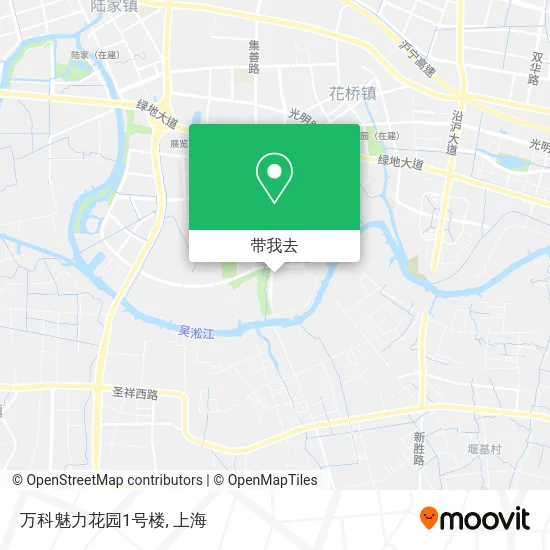 万科魅力花园1号楼地图