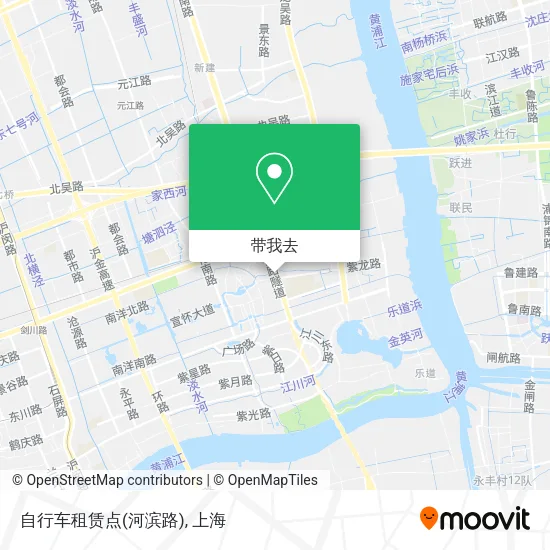 自行车租赁点(河滨路)地图