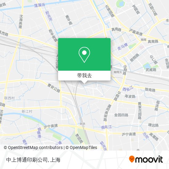 中上博通印刷公司地图