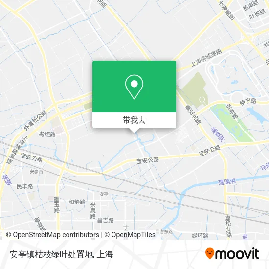 安亭镇枯枝绿叶处置地地图