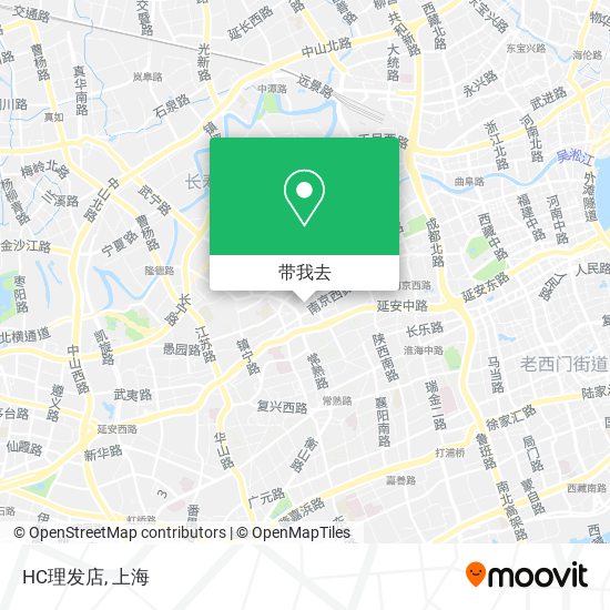 HC理发店地图