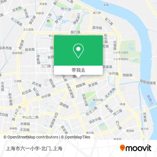 上海市六一小学-北门地图
