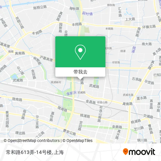 常和路613弄-14号楼地图