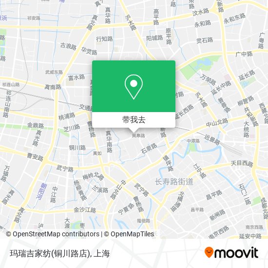 玛瑞吉家纺(铜川路店)地图