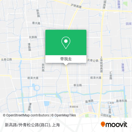 新高路/外青松公路(路口)地图