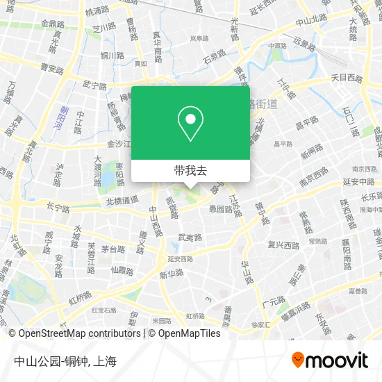 中山公园-铜钟地图