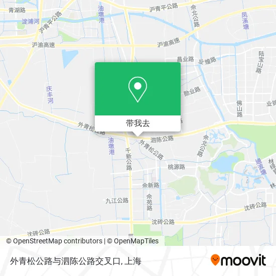 外青松公路与泗陈公路交叉口地图