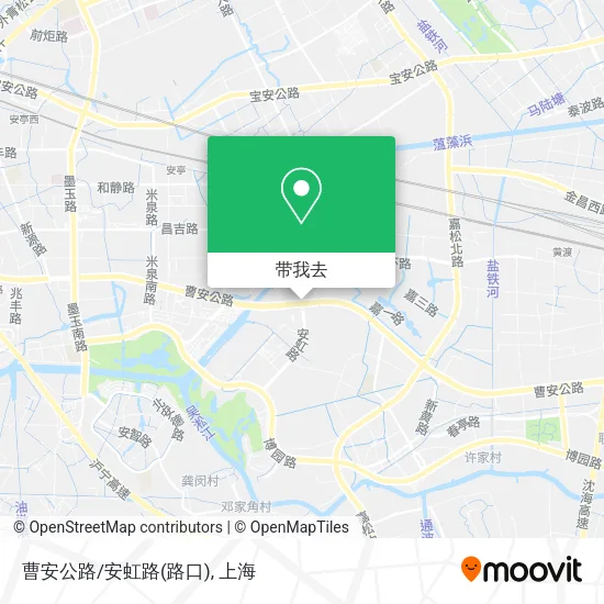 曹安公路/安虹路(路口)地图