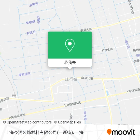 上海今润装饰材料有限公司(一新街)地图