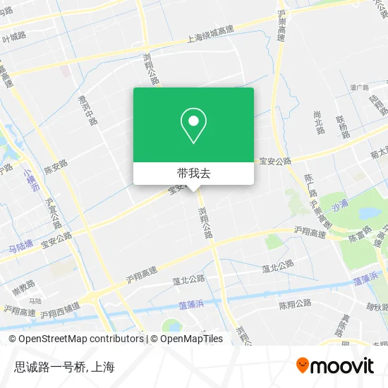 思诚路一号桥地图
