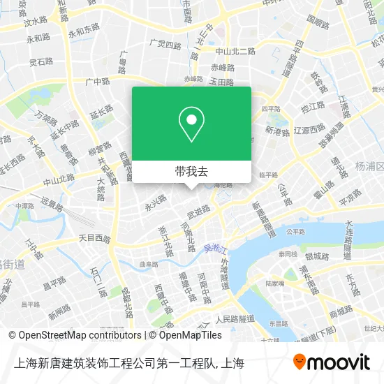 上海新唐建筑装饰工程公司第一工程队地图