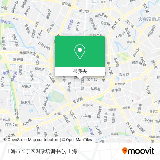 上海市长宁区财政培训中心地图