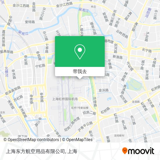 上海东方航空用品有限公司地图