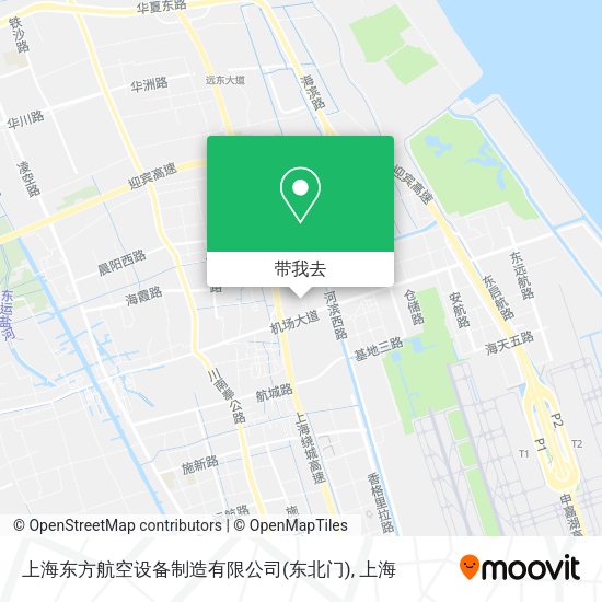 上海东方航空设备制造有限公司(东北门)地图