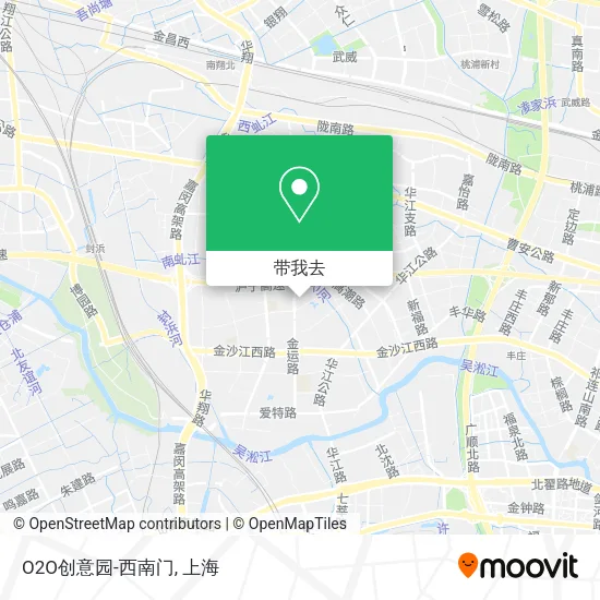 O2O创意园-西南门地图