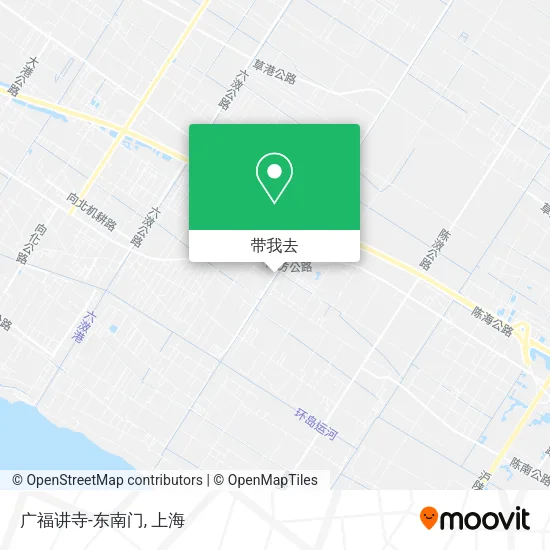 广福讲寺-东南门地图
