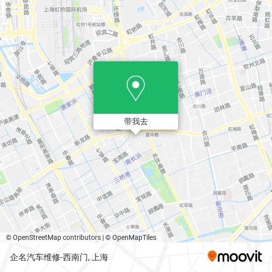 企名汽车维修-西南门地图