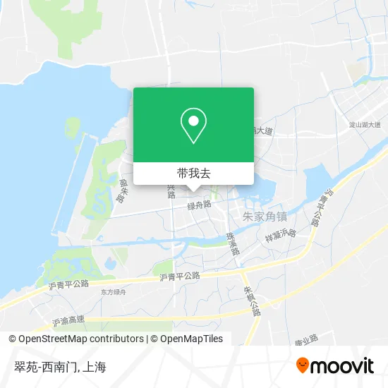 翠苑-西南门地图