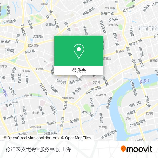 徐汇区公共法律服务中心地图