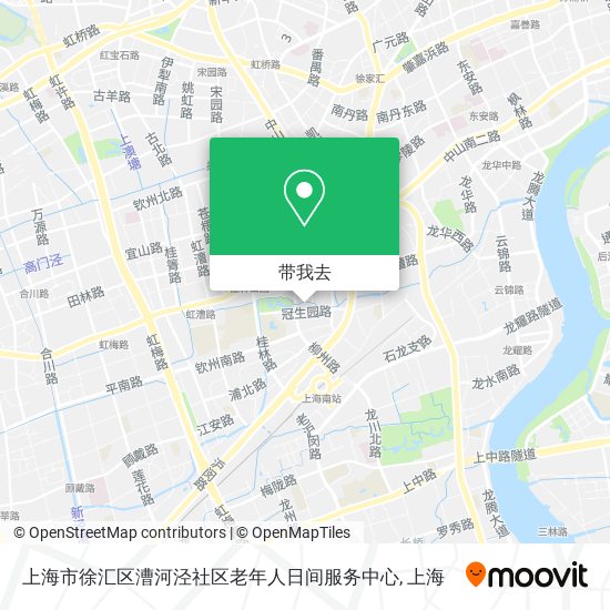 上海市徐汇区漕河泾社区老年人日间服务中心地图