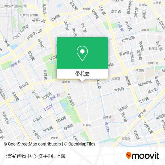 漕宝购物中心-洗手间地图