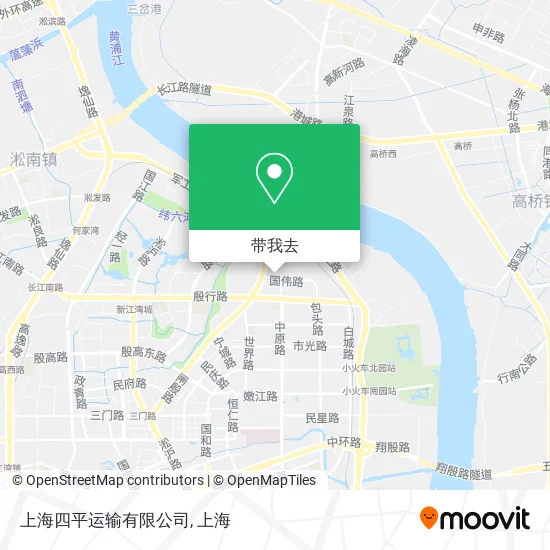 上海四平运输有限公司地图