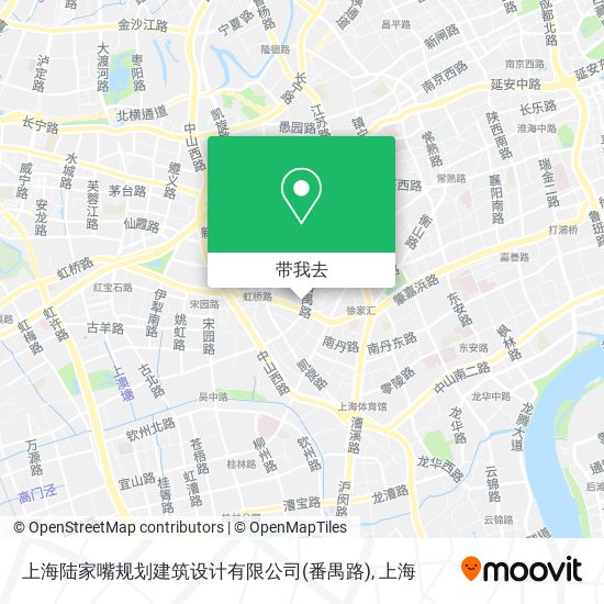 上海陆家嘴规划建筑设计有限公司(番禺路)地图