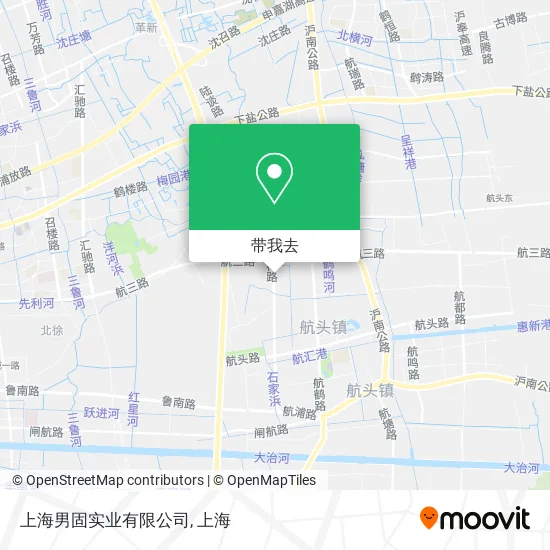 上海男固实业有限公司地图