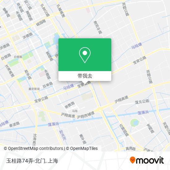 玉桂路74弄-北门地图