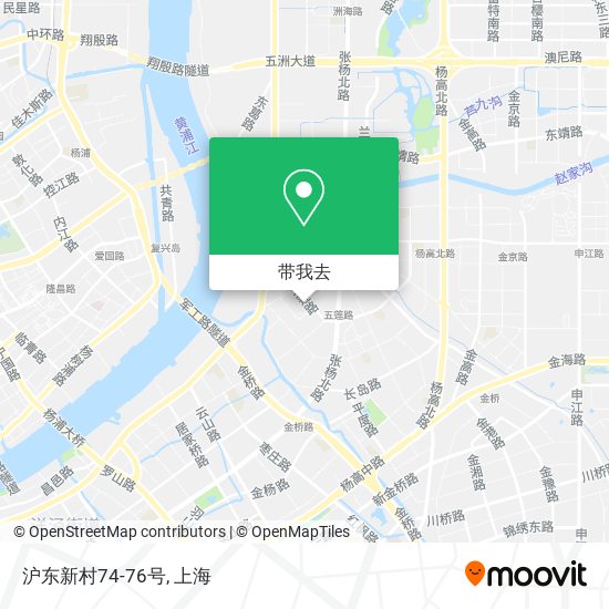 沪东新村74-76号地图