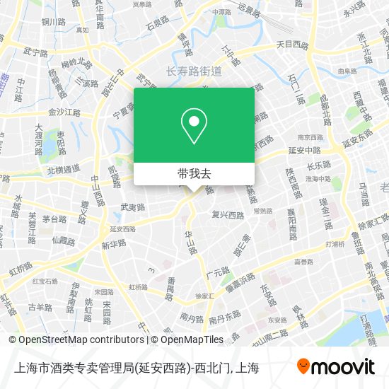 上海市酒类专卖管理局(延安西路)-西北门地图